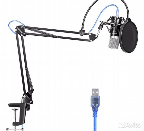 Микрофон usb комплект пантограф паук