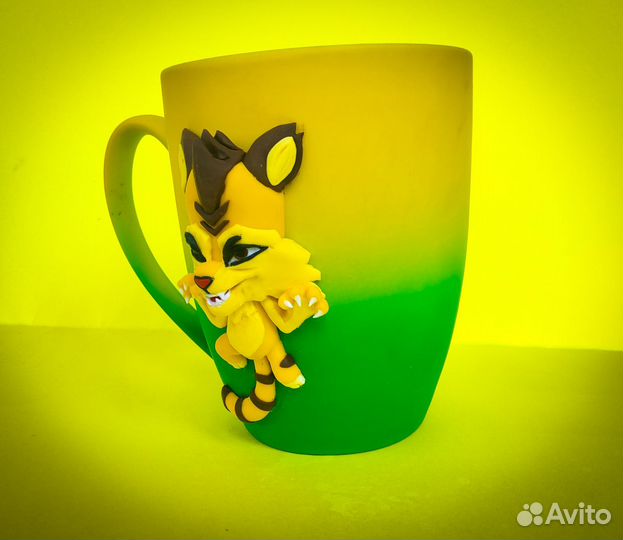 Джейд Zooba кружка с декором