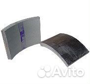 Накладка тормозная 140мм Lдуги188 толщина 14/19мм