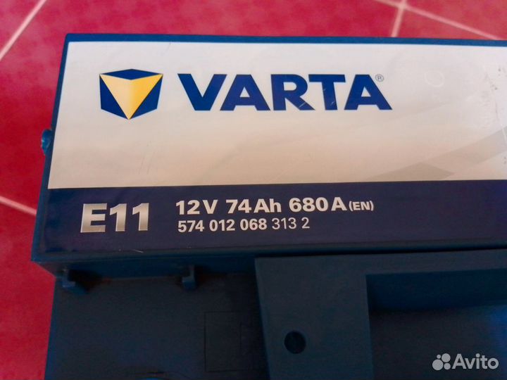 Аккумулятор Varta Blue Dynamic 74Ah 680A En