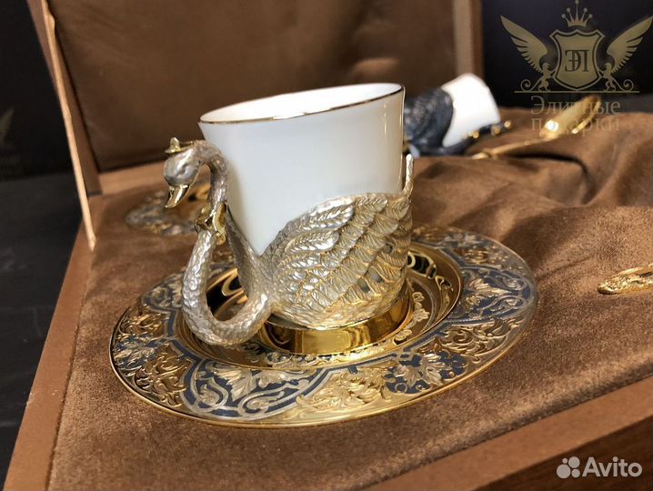 Коллекционный кофейный набор ручной работы