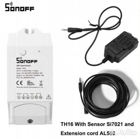 Sonoff TH16 Wi-Fi выключатель/включатель приборов