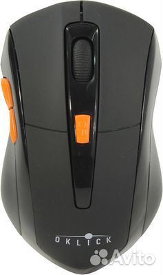 Мышь Oklick 585MW USB беспроводная оптическая черный (1600dpi) (6but)