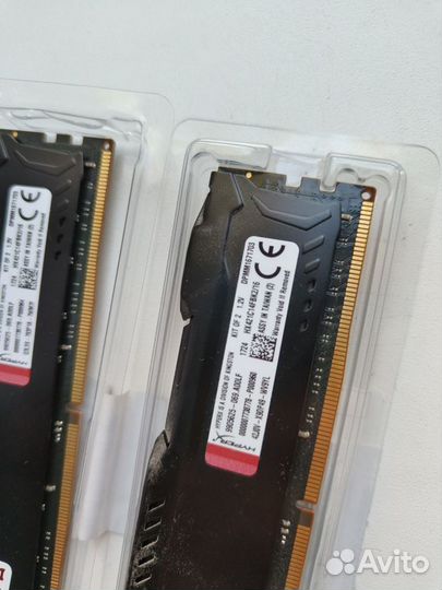 Оперативная память Kingston DDR4 16Gb (2x8Gb KIT)