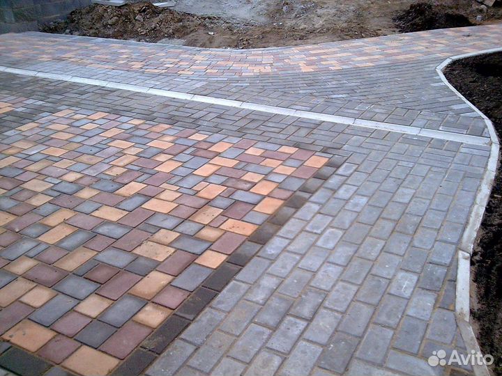 Тротуарная плитка Брусчатка