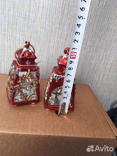 Новогодние фонарики, подсвечники