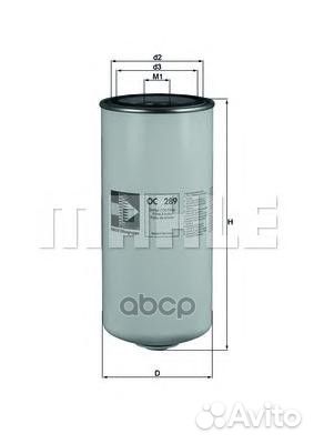 OC289 mahle фильтр масляный DAF 95xF 97 OC289