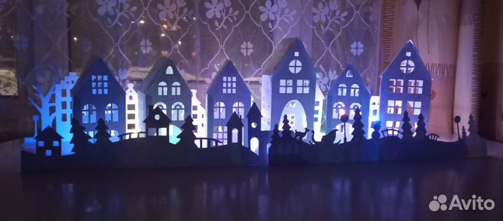 Новогодний набор для творчества домики