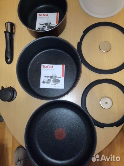 Набор посуды tefal новый