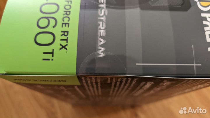 Видеокарта Palit nvidia RTX4060Ti jetstream 16GB