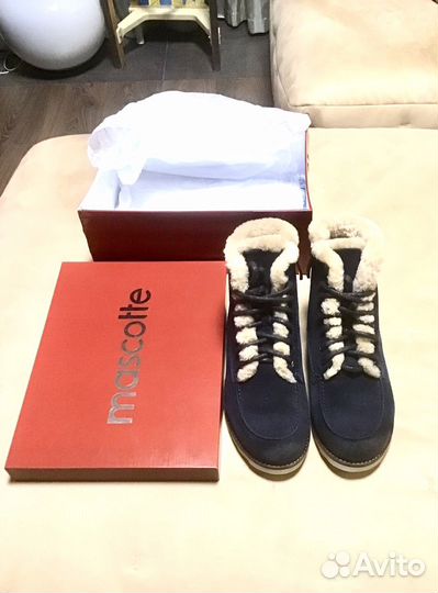 Ботинки женские новые зимние нат. кожа(нубук) 38 р
