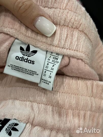 Костюм adidas женский XS, ворсовая ткань