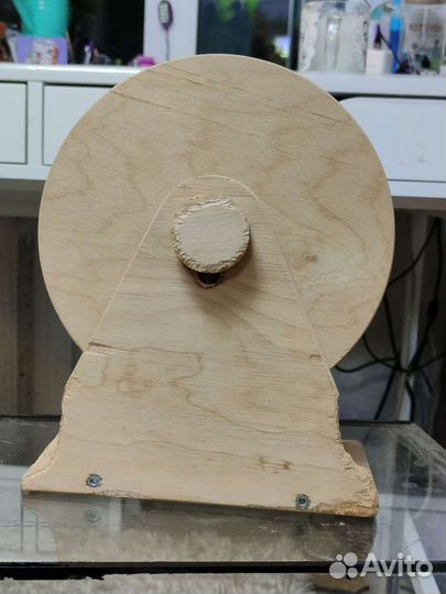 Колесо для грызунов деревянное 19 см
