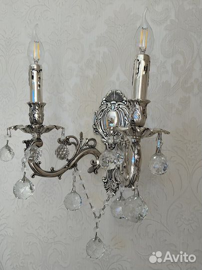 Комплект люстра и 2 бра bogates