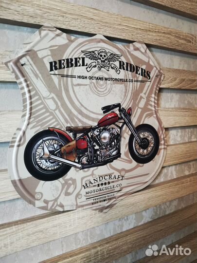 Декор на стену Rebel riders мото