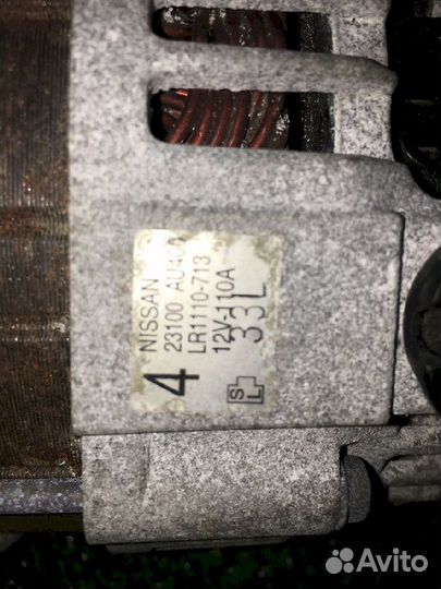 Генератор QR20DE Nissan Primera P12 23100AU400 LR1