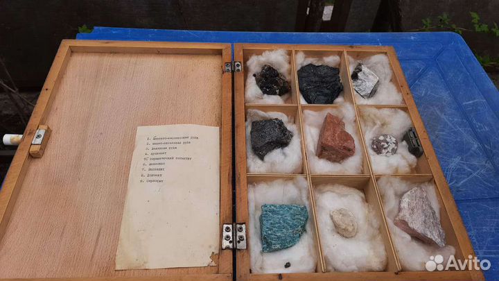 Коллекция образцов руды
