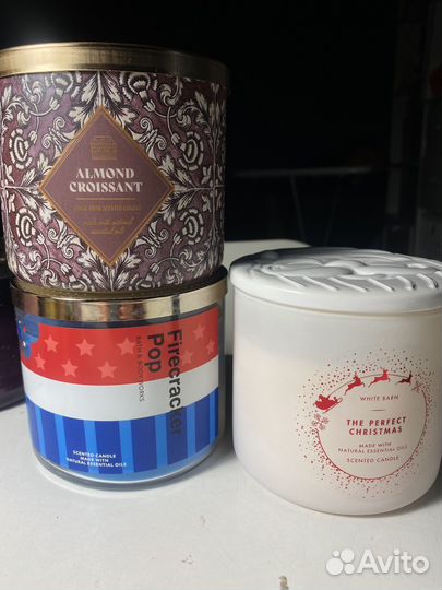 Bath and body works свечи (новые)