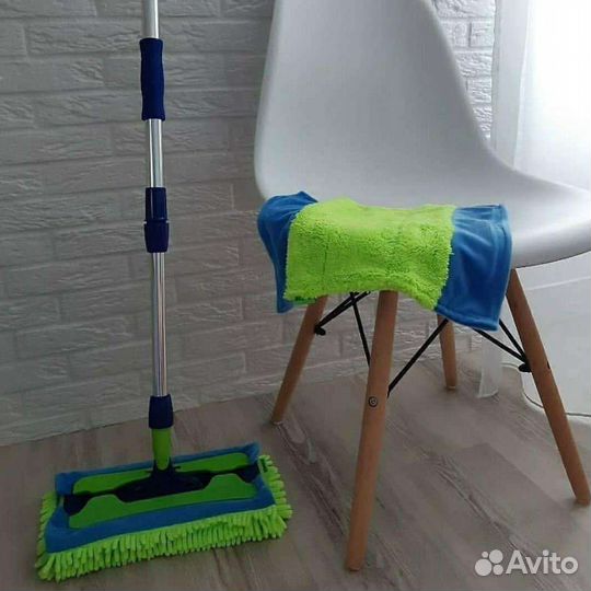 Универсальная швабра Greenway с двумя насадками