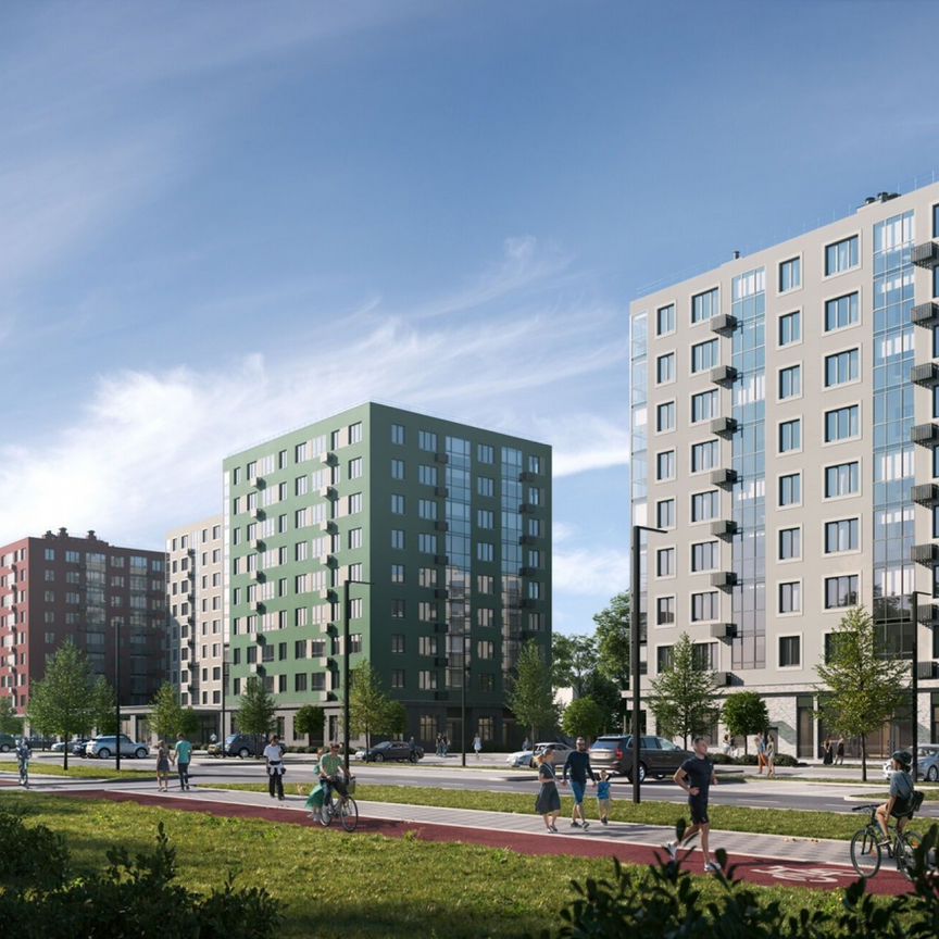 2-к. квартира, 61,6 м², 3/11 эт.