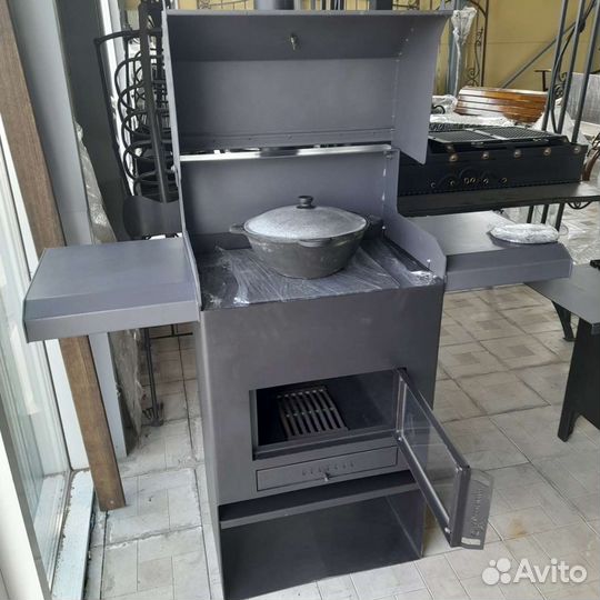 Кованый Мангал-Печь Кулинар+