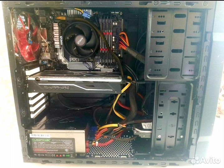 Игровой компьютер ryzen 3 + RX 480