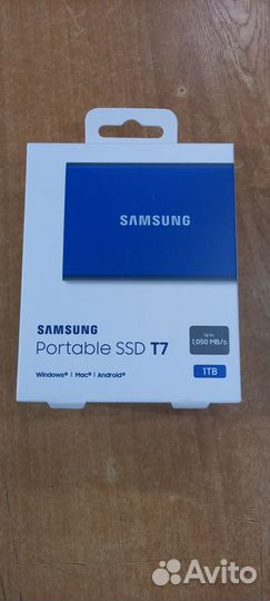 Внешний жесткий диск Samsung Portable SSD T7 1TB