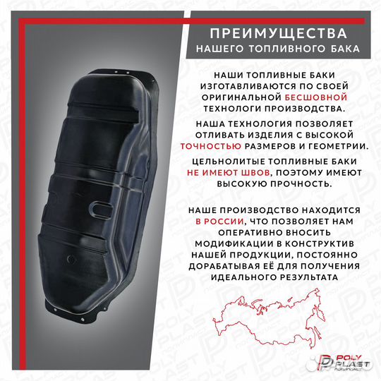 Топливный бак Mitsubishi Pajero Sport KS с 2015 г