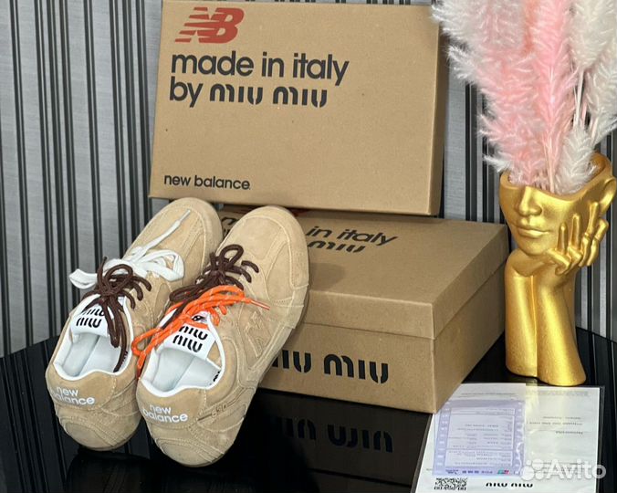 Кроссовки женские MIU MIU