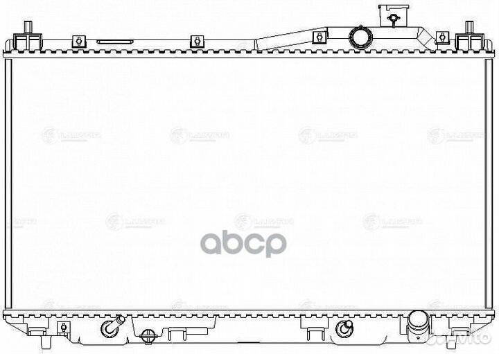Радиатор охл. для а/м Honda Civic VII (00)