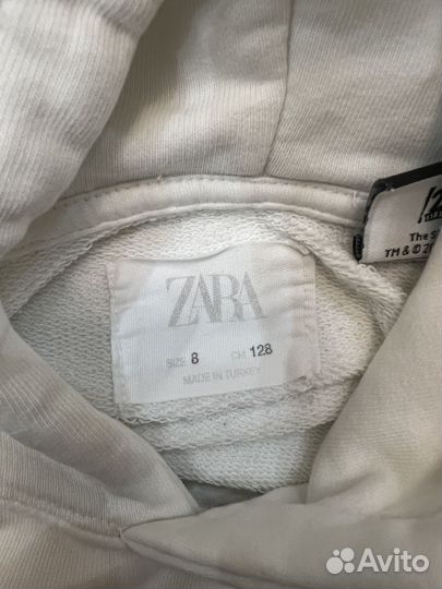 Толстовка худи для мальчика 128 zara 2 шт