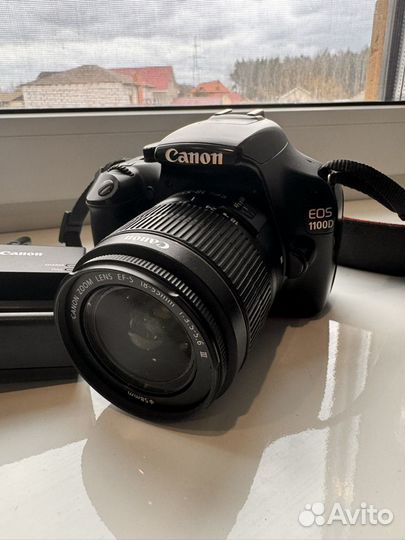 Зеркальный фотоаппарат canon eos 1100d