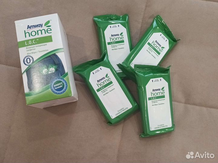 Салфетки влажные очищающие. Дезодорант. Амвей