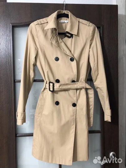 Плащ тренч stradivarius