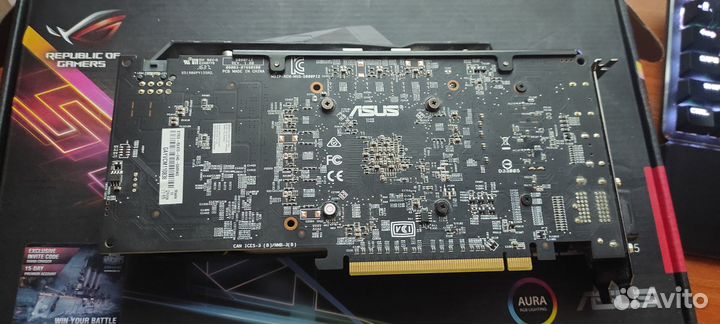 Видеокарта asus AMD Radeon RX 470 strix