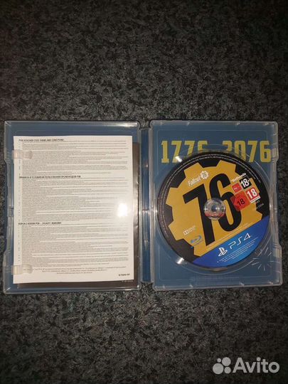 Игра Fallout 76 ps4 стилбук