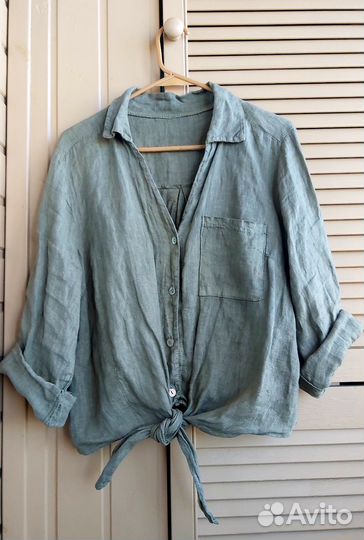 Рубашка лён 44-46