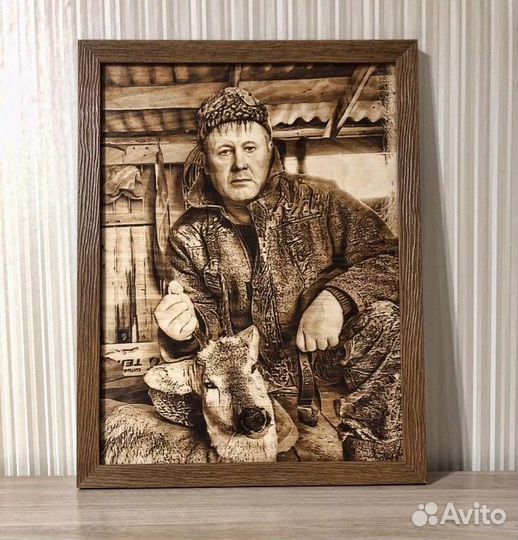 Выжигание портретов в Кологриве