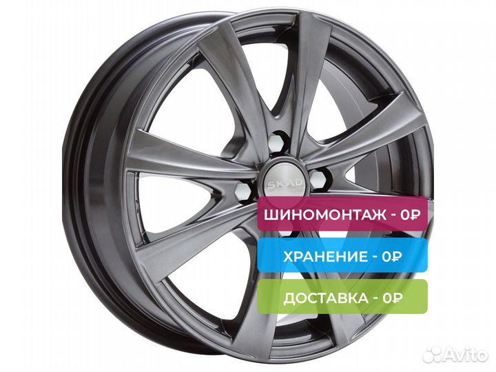 R15 4x114,3 6J ET45 D67,1 Скад Мальта Графит