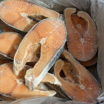 Семга стейки свежие 5кг коробка