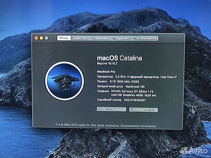 Macbook pro i7/8/512 apple ssd/2 видеокарты