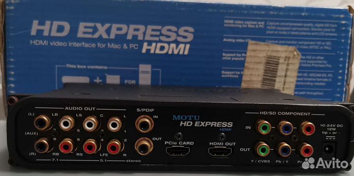 Звуковая карта motu HD express