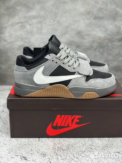 Кроссовки Nike air jordan cut the check grey