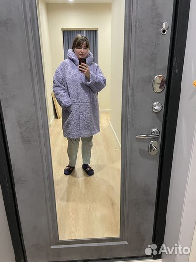 Пальто зимнее oversize