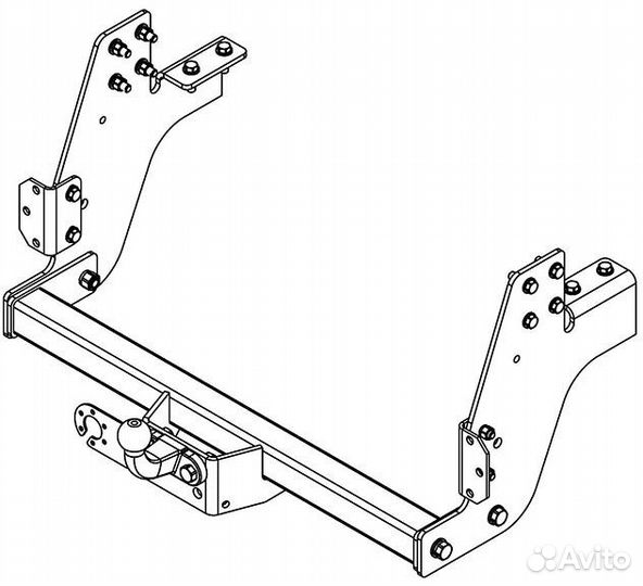 Фаркоп газ 33104 валдай (2010) (AvtoS GAZ-13)
