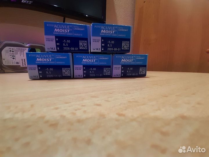 Линзы acuvue moist 1DAY