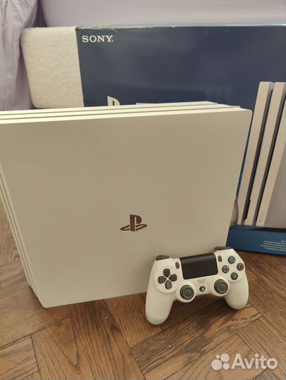 Sony playstation 4 pro 2 tb белая/white