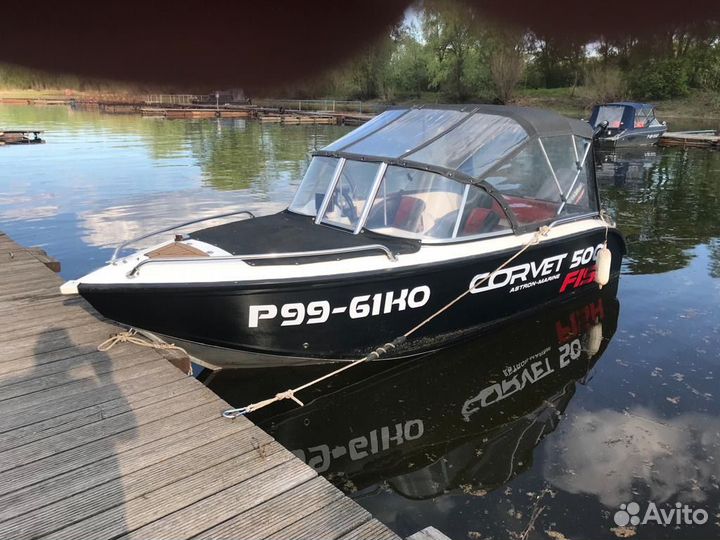 Corvet 500 fish + yamaha 90 комплект 2013года