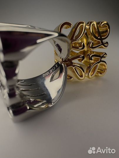 Серьги loewe кольцо