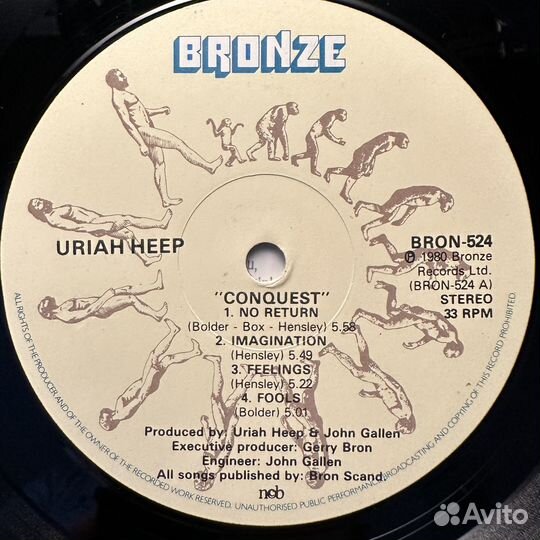 Uriah Heep – Conquest (Скандинавия 1980г.)